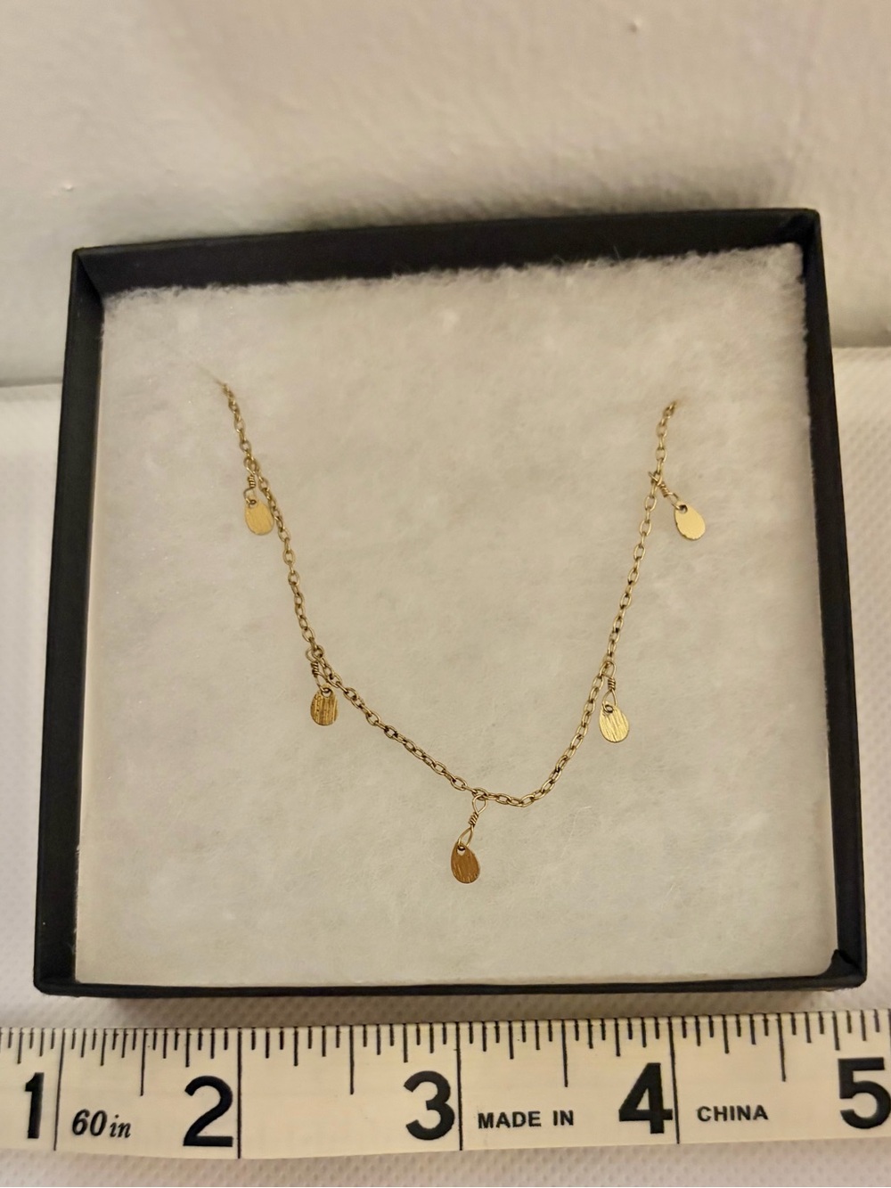 NWOT Luna Norte 14kt Gold-plated Brass Necklace w/Hanging Tag Embellishments